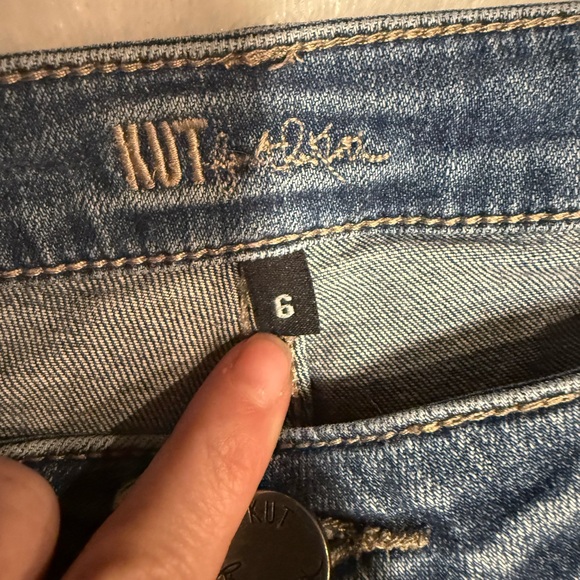 Kut from the Kloth Light Blue Straight Leg Jeans - Picture 5 of 8